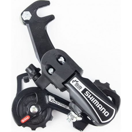 Перемикач ланцюга задній 6зв. кріпл. гачок, чорний Tourney RD-TY 21SS (велосипед CHILD 18-20") SHIMANO