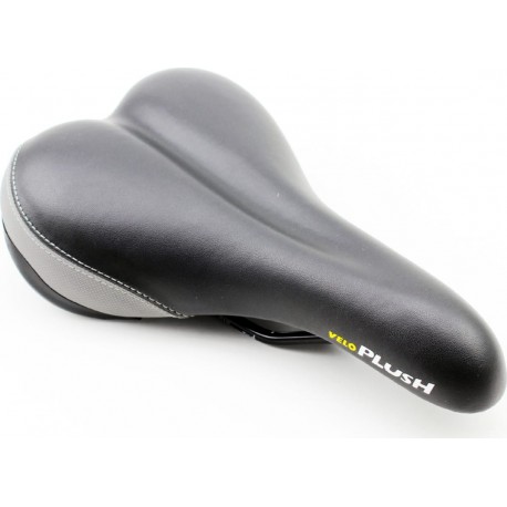 Сиденье MTB, чёрно-серое PLUSH VL-3126 VELO
