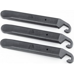 Лопатки бортировочные 3 шт к-кт, пластмассовые, чёрные YC-311 BIKE HAND