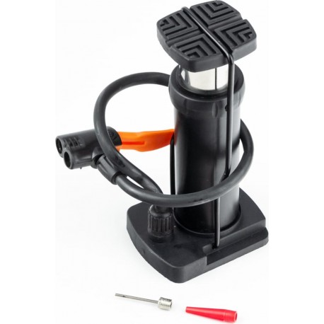 Насос ножний "підлоговий" алюмінієвий, під штуцера Schrader&Presta, чорний H-PU07 Китай