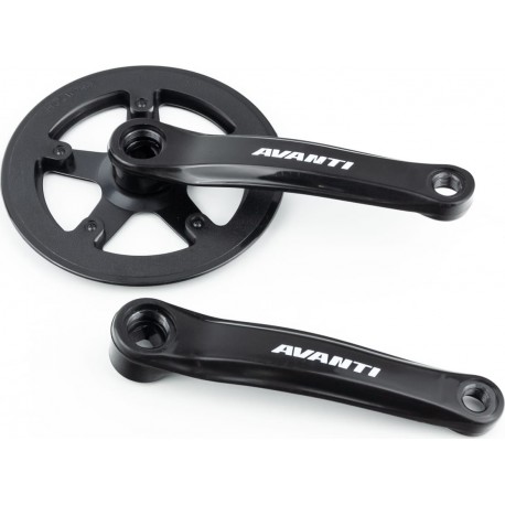 Шатуни "квадрат" 170мм, 36T (1/8") CITY, чорні GS-P313 AVANTI