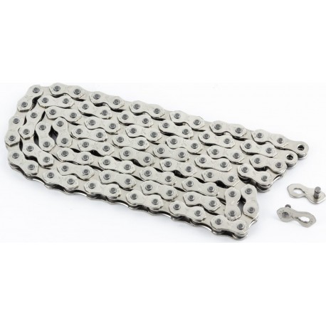 Цепь приводная BMX 1/2х1/8"х100L 1 скорость, серебристая K710 (без упаковки) KMC