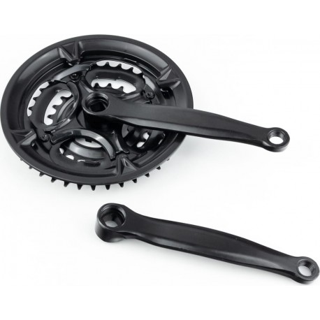 Шатуни "квадрат" 170мм, 42.34.24T MTB, чорні CWBL 02 Китай