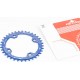 Зірка передня MTB Narrow Wide 36Т (BCD:104мм), алюмінієва, синя Motsuv