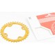 Зірка передня MTB Narrow Wide 36Т (BCD:104мм), алюмінієва, золотиста Motsuv