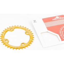 Зірка передня MTB Narrow Wide 36Т (BCD:104мм), алюмінієва, золотиста Motsuv