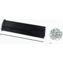 Спиця 13Gх248мм (100шт к-кт), чорна Китай