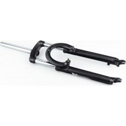 Вилка 27,5" амортизационная, без резьбы 1-1/8" (28,6мм), шток 200мм V/Disk-brake, чёрная ES-226 AVANTI