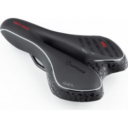 Сиденье MTB 270x160мм, чёрно-красное "GEL" LANGSITE