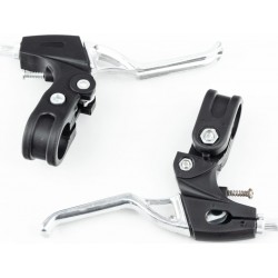 Гальмівні ручки, пластмасово-алюмінієві, чорно-сірі Китай (412474)