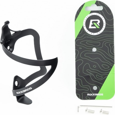 Фляготримач алюмінієвий, кріпл. на раму, чорний 2017-11 RockBros