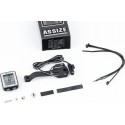 Велокомпьютер 11-функций, проводной, чёрный AS-823 (без батареек) ASSIZE