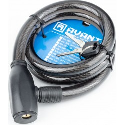 Замок противоугонный тросовый 1000х15мм под ключ, AGL-112 AVANTI