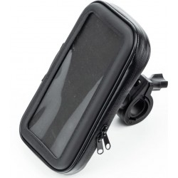 Держатель-чехол телефона (L) 155х85х30мм на руль, сенсорная пленка  регулируемый Китай