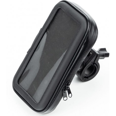 Тримач-чохол телефону (L) 155х85х30мм на кермо, сенсорна плівка, вологозахисний, швидкознімний, регульований Китай