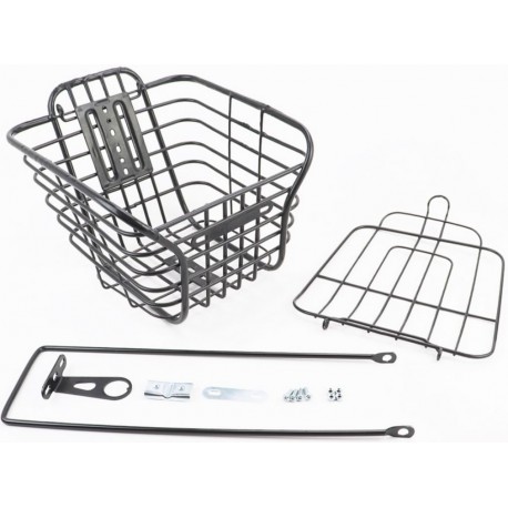 Кошик передній 28" з кришкою, чорний BSK-СК-45 Китай