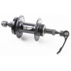 Втулка задняя MTB алюминиевая 14Gx36H под вольнобег, Disk-brake, 2 пром-подшипники 6200 2RS, крепл. эксцентрик, чёрная FB-A208RВ