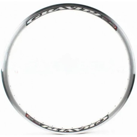 Обід 27,5" (584x19) V-brake "крапля", 14Gх36H алюмінієвий, сірий "GRAVITY" ZLA-015 Китай