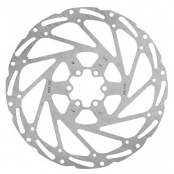 Диск тормозной 203 мм Spelli SDR-19 стандарт крепления 6 болтов, болты в комплекте (Tektro)