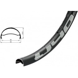 Обод 27,5" (584x35) Disk-brake бескамерный, пистонированный, 14Gх32H алюминиевый, чёрный U40 TL WEINMANN