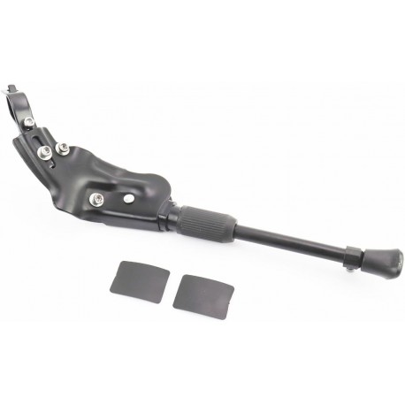 Подножка боковая задняя телескопическая для 24"- 29", с изменяемым углом крепления черная HS-002D Китай