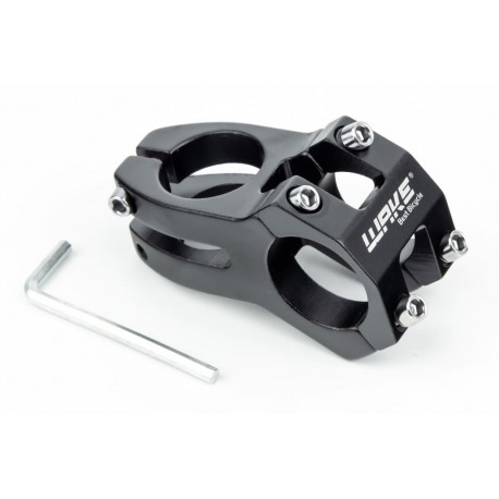 Вынос руля MTB 28,6x31,8х40мм, алюминиевый, чёрный WAKE