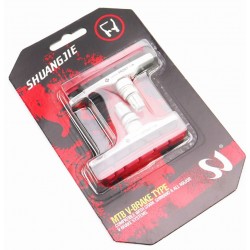 Тормозные колодки V-brake картриджные, сменный картридж к-кт, на блистере CHUANGJIE