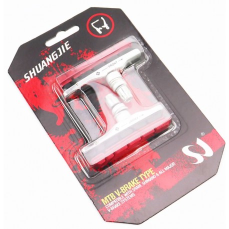 Тормозные колодки V-brake картриджные, сменный картридж к-кт, на блистере CHUANGJIE