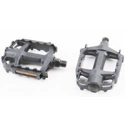 Педали MTB 9/16" (112x80x25mm) пластиковые, чёрные WP-163 Neco