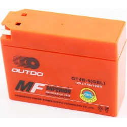 Аккумулятор 12V2,3Ah GT4B-5 GEL (L115*W39*H87мм) "таблетка-Yamaha/suzuki", от 5шт -5% OUTDO