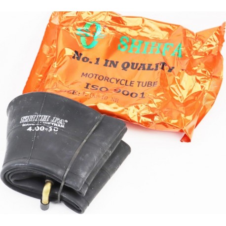 Камера на мотоблок 4,00-10 с кривым ниппелем SHIH FA