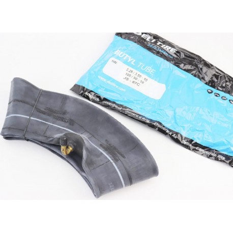 Камера 3,25/3,50-10 с кривым ниппелем DELI