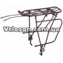 Багажник алюм. под диск. торм. и сумку штаны черный KAIWEI KW-680-09