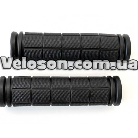 Грипсы L127мм BRAVVOS FL-368 резиновые черные