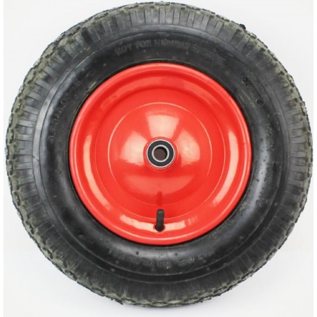 Колесо на тачку 4,00/4,80-8, под ось 16мм тип 1 Китай