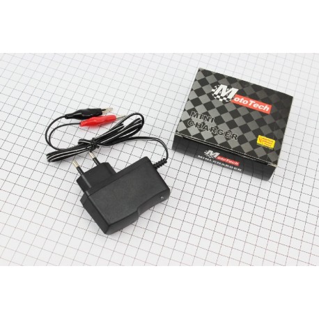 Зарядное устройство для АКБ 12V-1000 mA Mototech