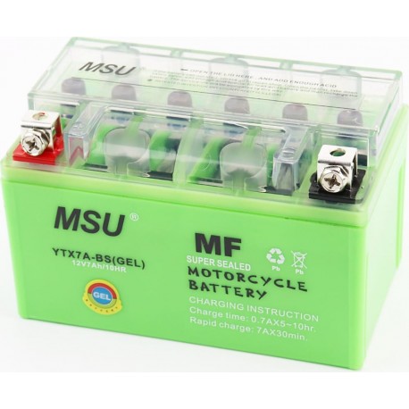 Аккумулятор 12V7Ah YTX7A-BS GEL (L150*W87*H94мм) MSU