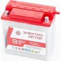 Акумулятор 12V9Аh 6МТС-9 кислотний (L140*W75*H140мм), кругла клема Електроісток