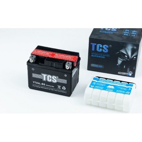 Акумулятор 12V4Ah YTX4L-BS кислотний (L113*W70*H90мм), від 4шт -3% TCS
