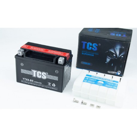 Аккумулятор 12V9Ah YTX9-BS кислотный (L150*W87*H105мм), от 2шт -5% TCS