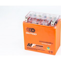 Акумулятор 12V16Аh UTX16-BS GEL (L150*W87*H161мм), від 2шт -5% OUTDO