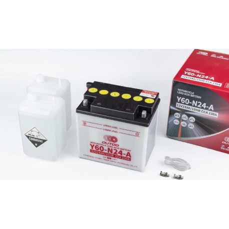 Акумулятор 12V24Аh Y60-N24-A кислотний (L184*W124*H175мм) OUTDO