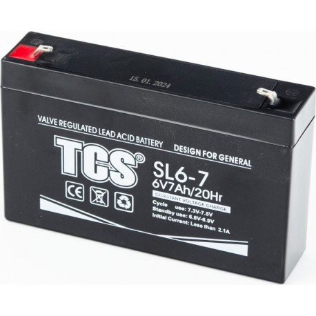 Аккумулятор 6V7Ah SL6-7 кислотный (L151*W35*H94мм) для ИБП, игрушек и др., от 4шт -5% TCS