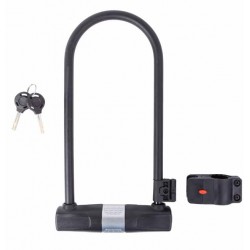 Замок U-Lock PY 6001 на ключе 115mm*265mm черный