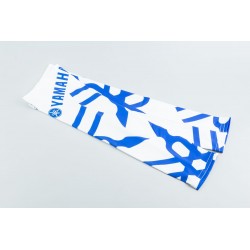Рукава сонцезахисні S (41-46см), білі з малюнком "Yamaha" Китай