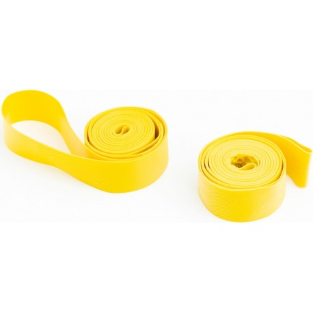 Ободна стрічка (фліппер) 26"х20мм полімерна 2шт к-кт, жовта Toopre