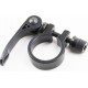 Зажим (хомут) трубы сиденья MTB 31,8мм, крепл. эксцентрик, алюминиевый, чёрный Китай
