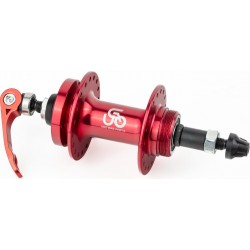 Втулка задня MTB алюмінієва 14Gx36H під вільнобіг, Disk-brake, 2 пром-підшипники 6200 2RS,  ексцентрик, червона U-B07RHQ UGO