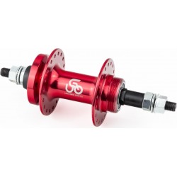 Втулка задня MTB алюмінієва 14Gx36H під вільнобіг, Disk-brake, 2 пром-підшипники 6200 2RS,  гайка, червона U-B07RH UGO