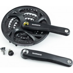 Шатуны "квадрат" 170мм, 48.36.26T MTB, алюминиевые, чёрные ACERA FC-M371 SHIMANO